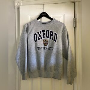 Oxford University Heather Gray Sweatshirt